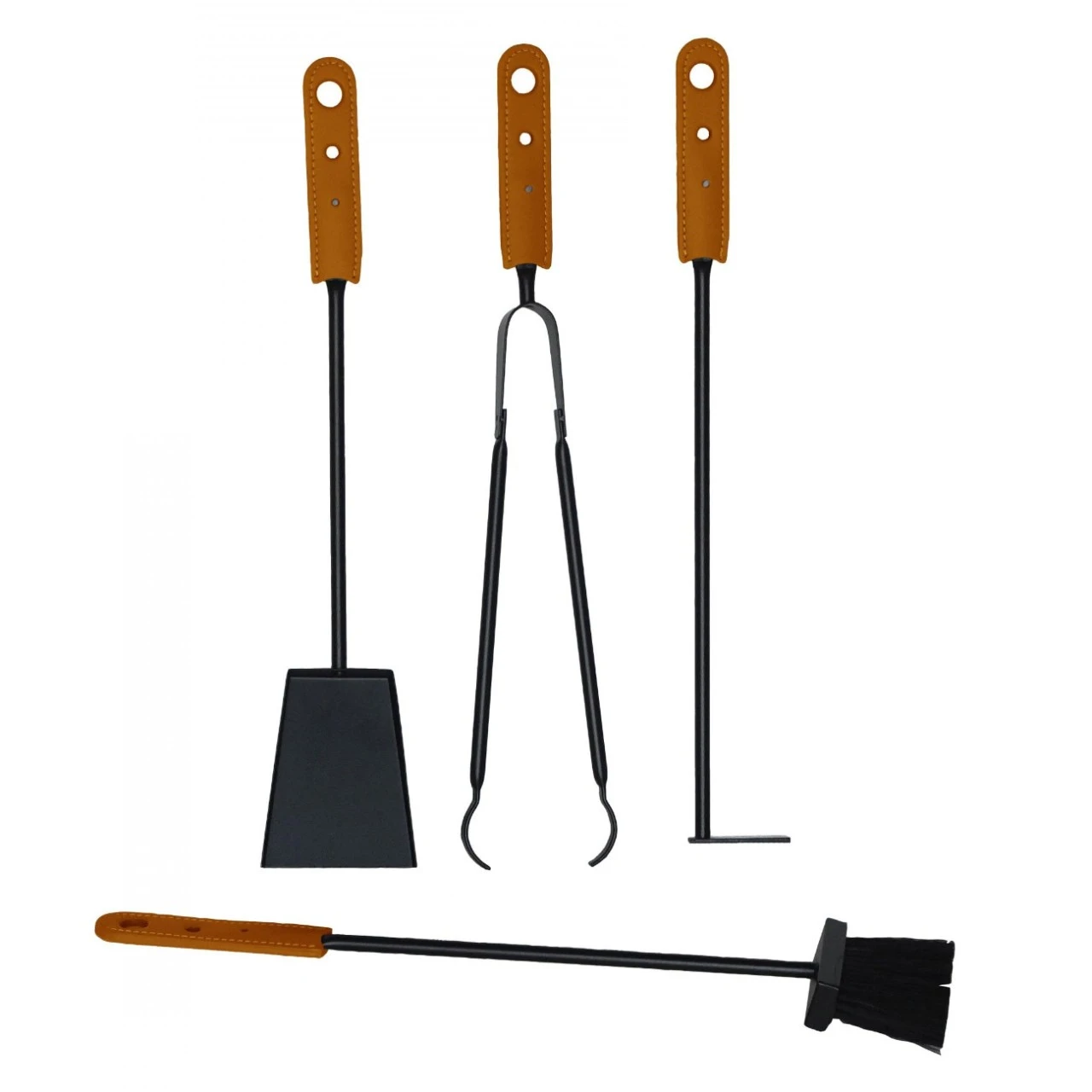 Bocad Designer Kaminbesteckset Und Holzkorb Braun 4 Bocad Designer Kaminbesteckset Und Holzkorb Braun – Bild 2