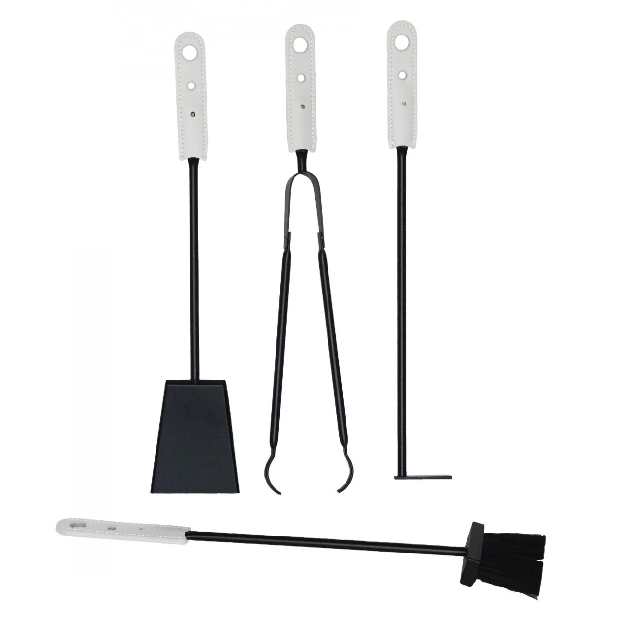 Tocad Designer Kaminbesteckset Und Holzkorb Weiss 4 Tocad Designer Kaminbesteckset Und Holzkorb Weiss – Bild 2