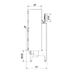 Nadia 10 Warmluft Kamineinsatz 10kW Mit Hebetür -Derofenfuchs Verkäufe masse2 nadia 10 hebetuer 1280x1280