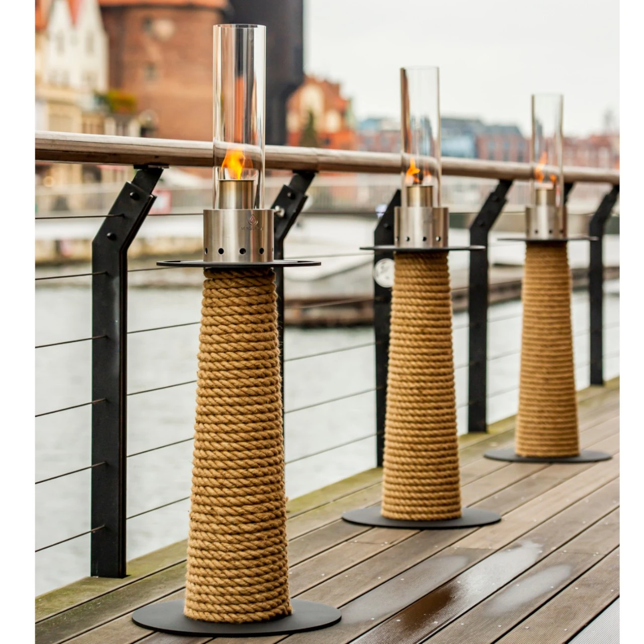 Juno Bio-Ethanol Lampe Schwarz 7 Juno Bio-Ethanol Lampe Schwarz – Bild 5