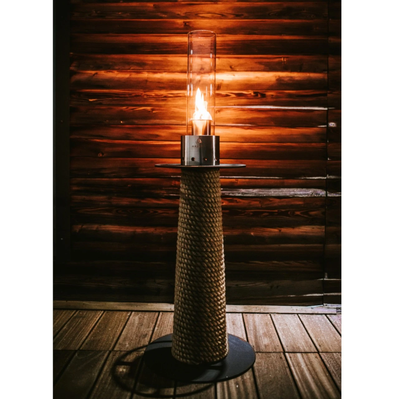 Juno Bio-Ethanol Lampe Schwarz 5 Juno Bio-Ethanol Lampe Schwarz – Bild 3