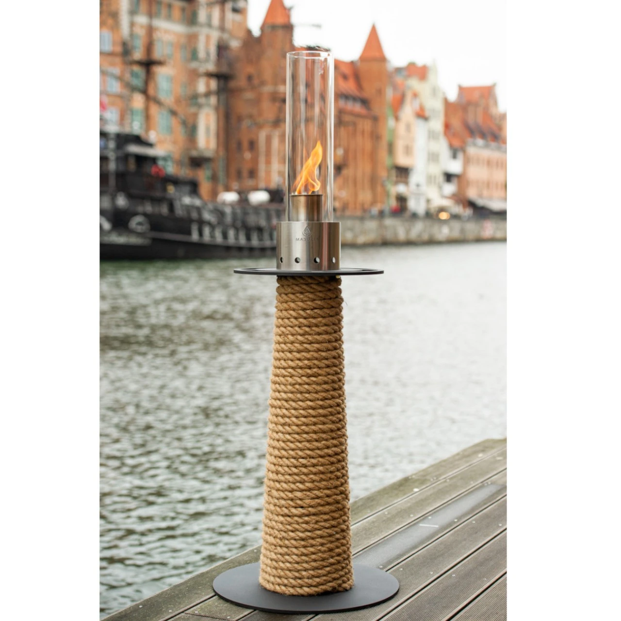 Juno Bio-Ethanol Lampe Schwarz 6 Juno Bio-Ethanol Lampe Schwarz – Bild 4