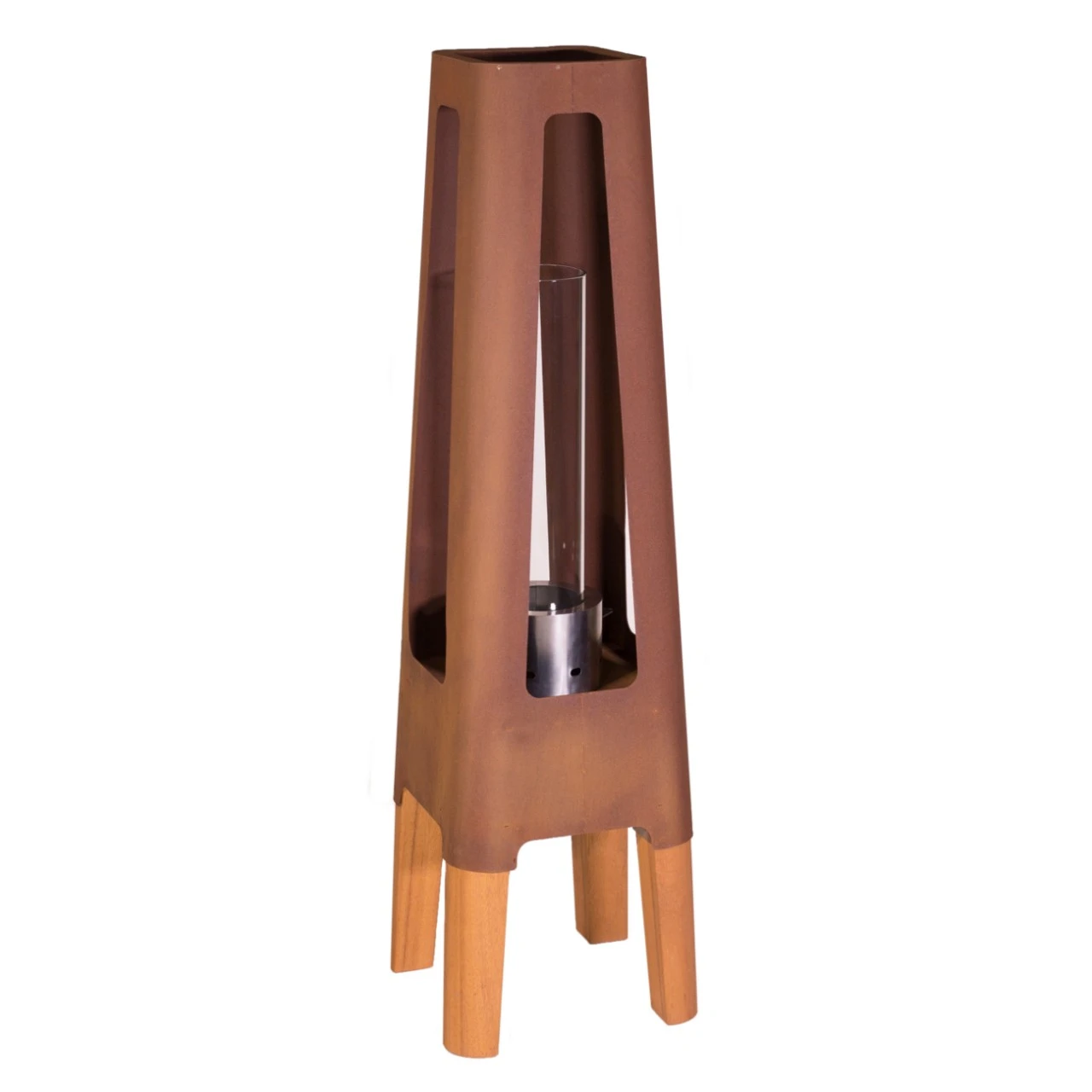 Nexo Bio-Ethanol Outdoor Lampe Cortenstahl 9 Nexo Bio-Ethanol Outdoor Lampe Cortenstahl – Bild 7