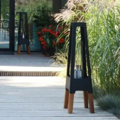 Nexo Bio-Ethanol Outdoor Lampe Schwarz -Derofenfuchs Verkäufe masuria ethanol m lampe klassisch schwarz terrassenstrahler web5 1280x1280