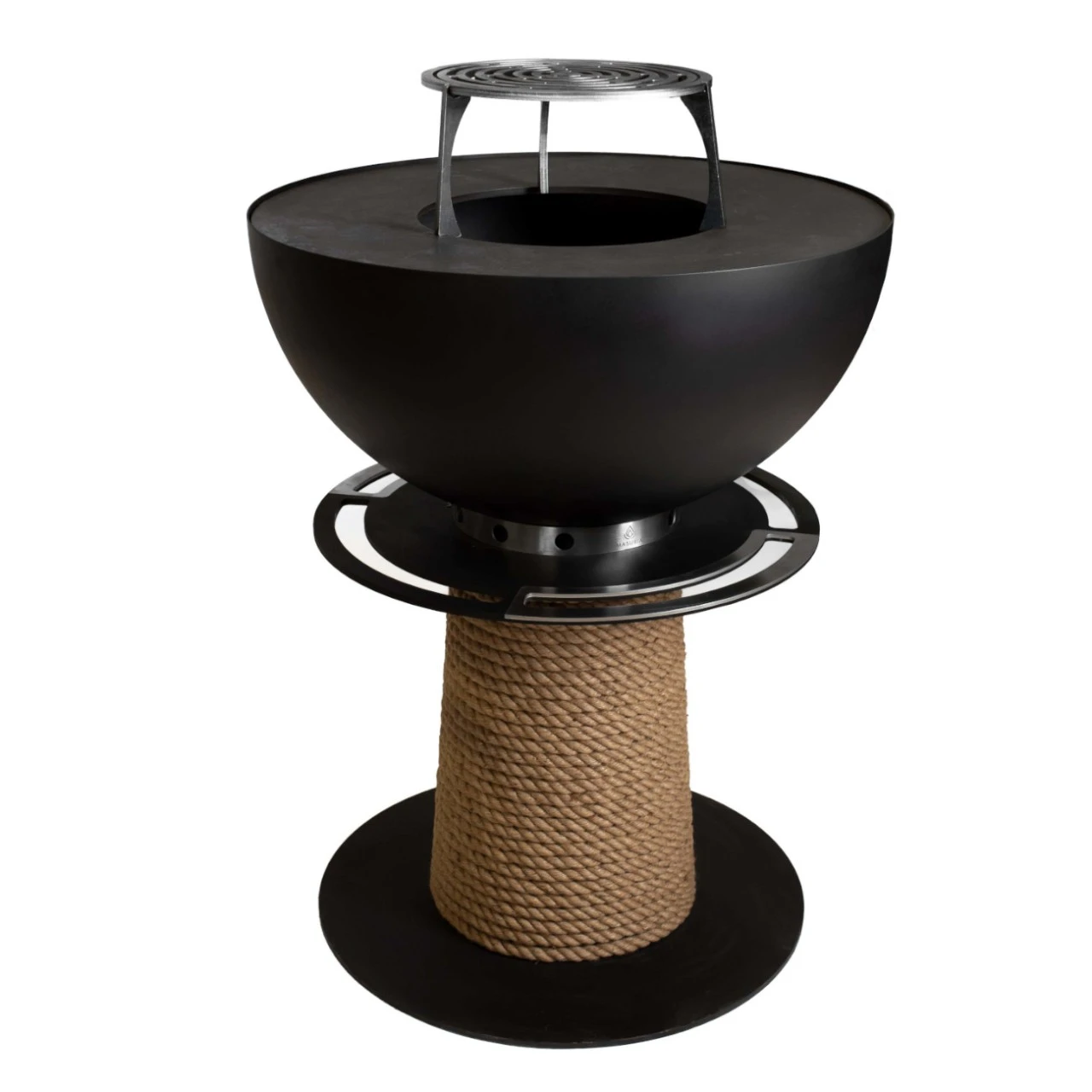 Juno 1000 Gartenkamin Plancha Grill Schwarz 4 Juno 1000 Gartenkamin Plancha Grill Schwarz – Bild 2