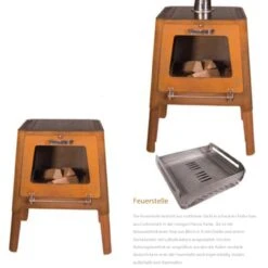 Nexo Pizza Holzofen Mit Grillplatte Cortenstahl -Derofenfuchs Verkäufe masuria m klassisch holzofen grill cortenstahl web4 1280x1280