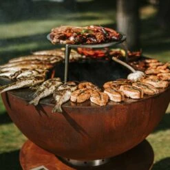 Juno 1000 Gartenkamin Plancha Grill Cortenstahl -Derofenfuchs Verkäufe masuria m leuchturm gartenkamin grill1 1280x1280 7