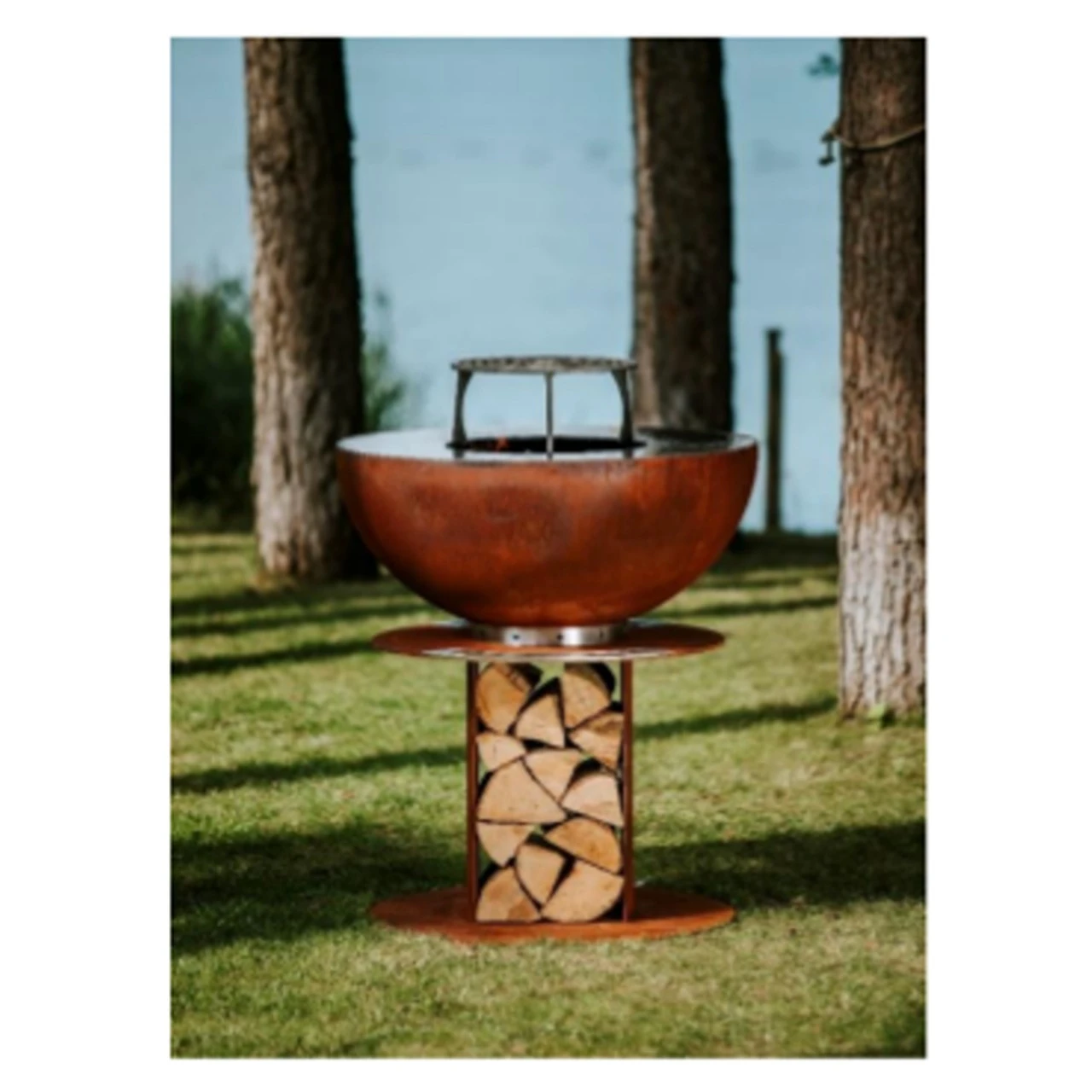 Stilo 1000 Plancha Grill Gartenkamin Cortenstahl 6 Stilo 1000 Plancha Grill Gartenkamin Cortenstahl – Bild 4