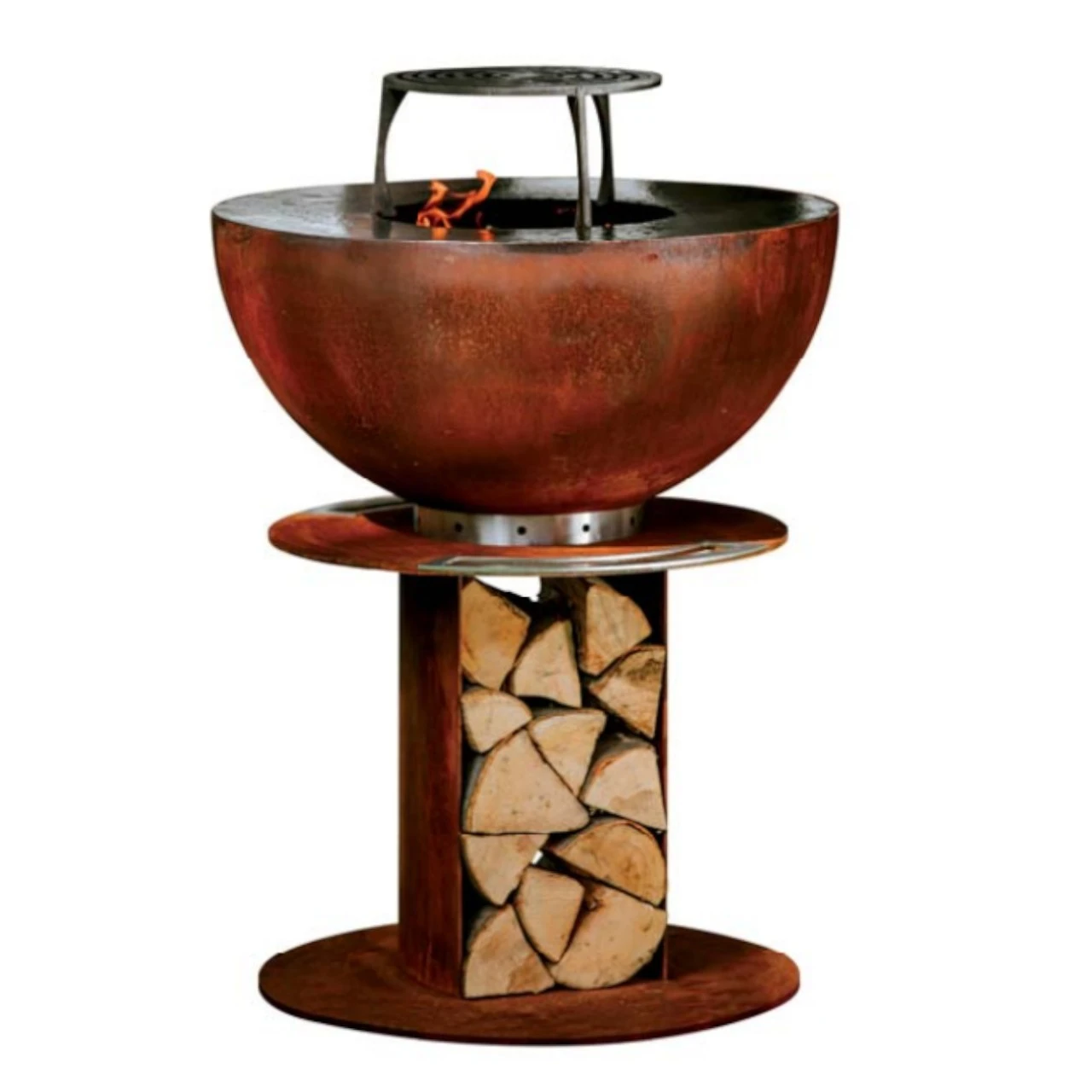 Stilo 1000 Plancha Grill Gartenkamin Cortenstahl 3 Stilo 1000 Plancha Grill Gartenkamin Cortenstahl