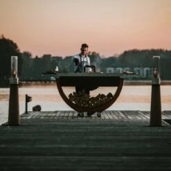 Narie Outdoor Kücheninsel Grill Schwarz -Derofenfuchs Verkäufe masuria outdoor k che k cheninsel holzofen schwarz web6 1280x1280