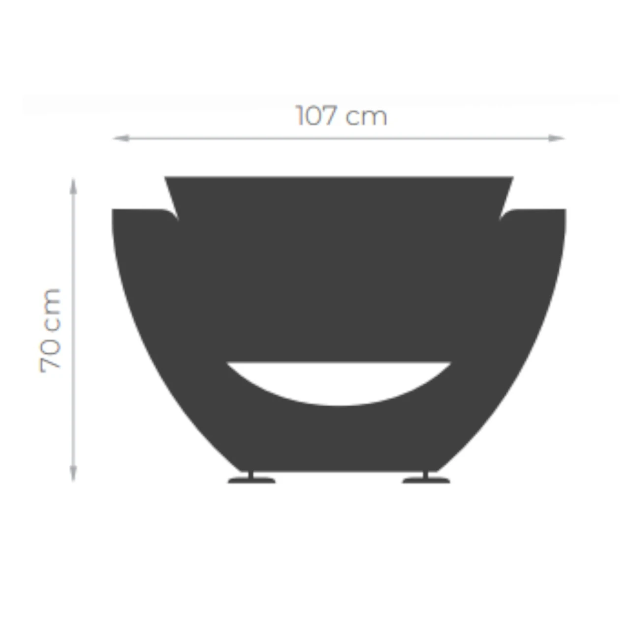 Narie Outdoor Lounge Sitzgruppe Mit Couch Tisch Cortenstahl Beige 11 Narie Outdoor Lounge Sitzgruppe Mit Couch Tisch Cortenstahl Beige – Bild 9