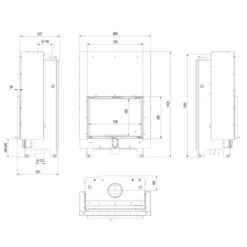 MBA17 Wassergeführter Kamineinsatz 17kW Und Hebetür -Derofenfuchs Verkäufe mba pw 17 g w masse 1280x1280