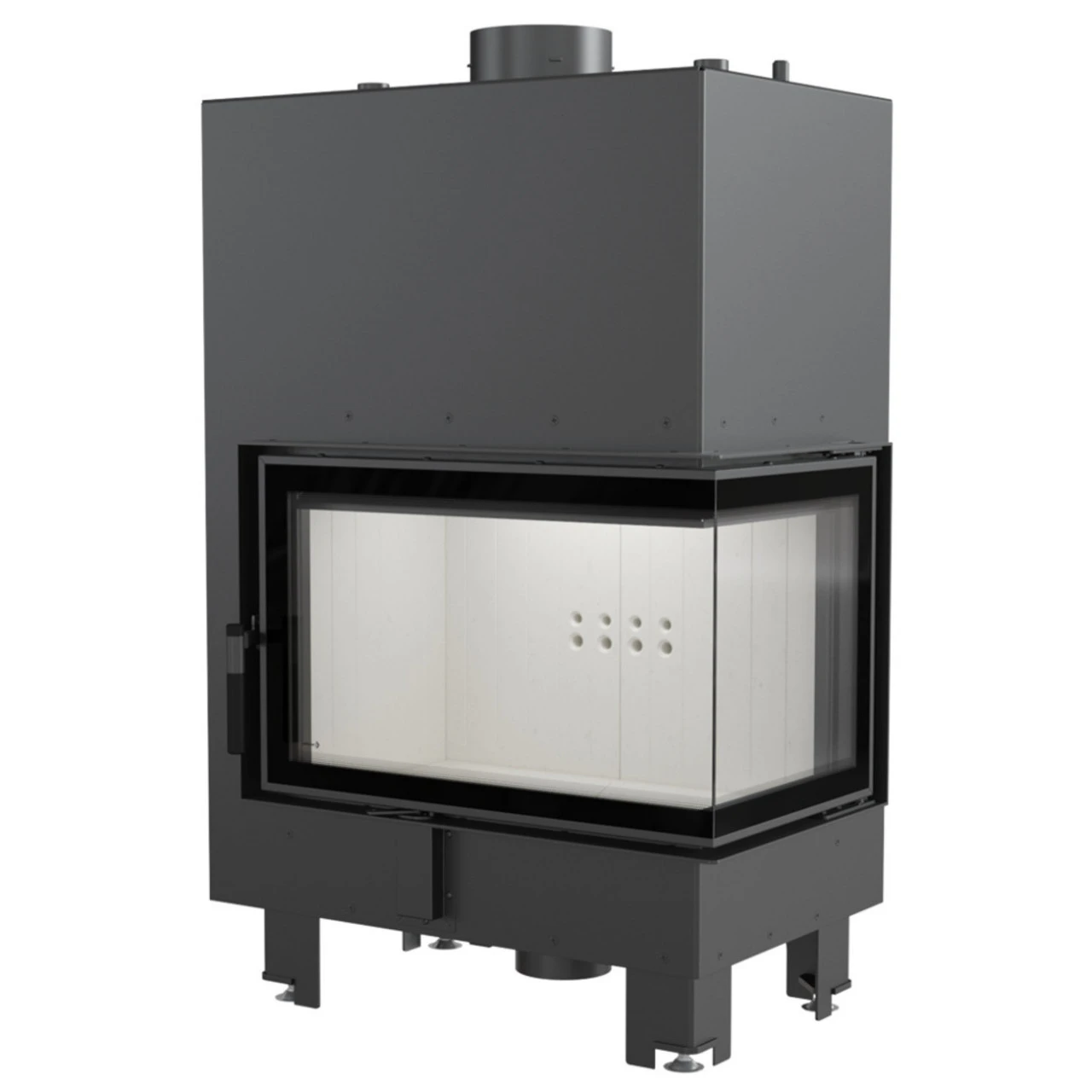 MBM10 Wassergeführter Rechtsverglaster Kamineinsatz 12kW 3 MBM10 Wassergeführter Rechtsverglaster Kamineinsatz 12kW