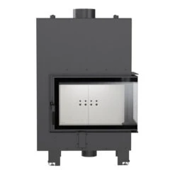 MBM10 Wassergeführter Rechtsverglaster Kamineinsatz 12kW 13 MBM10 Wassergeführter Rechtsverglaster Kamineinsatz 12kW -Derofenfuchs Verkäufe mbm pw 13 p bs w vorne 1280x1280