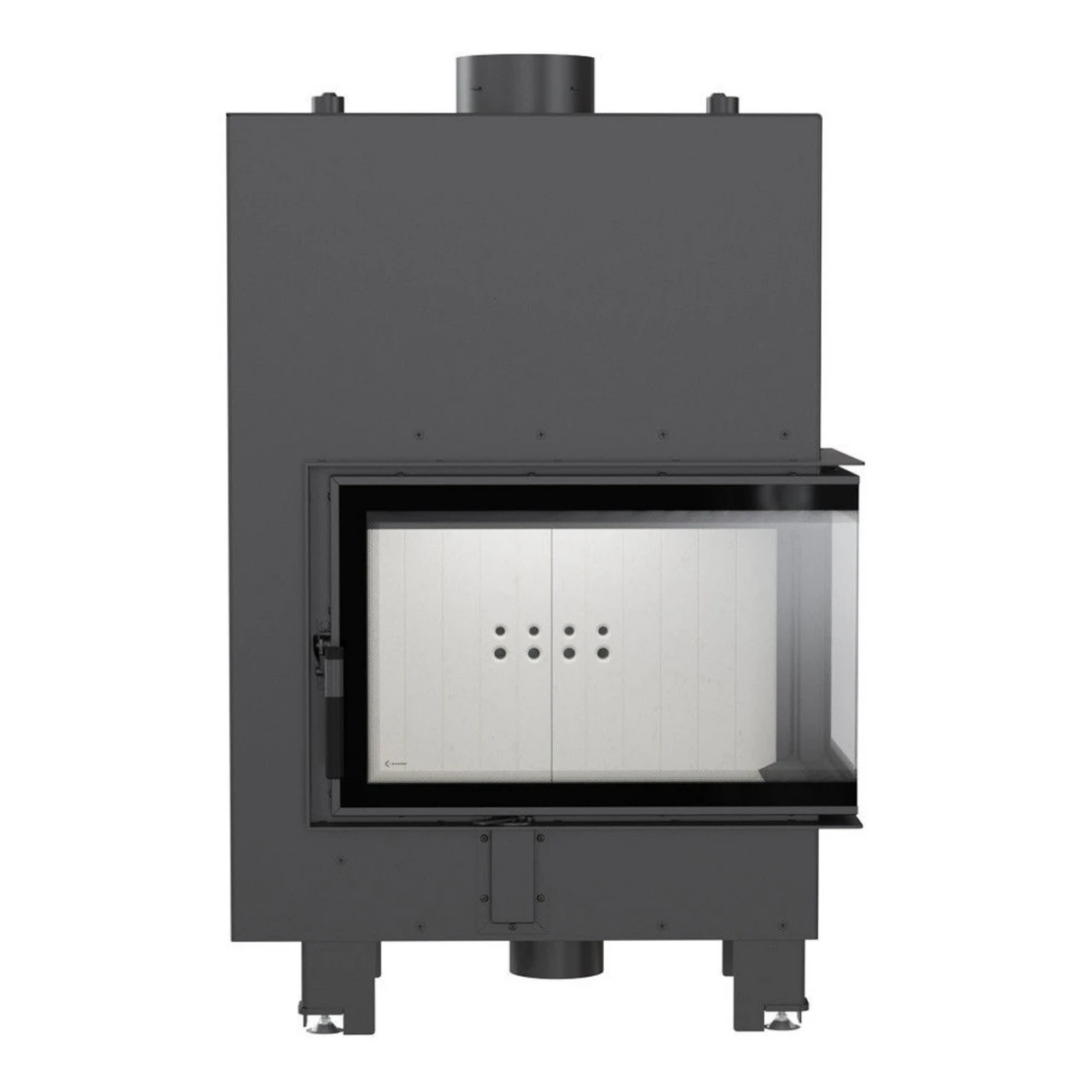 MBM10 Wassergeführter Rechtsverglaster Kamineinsatz 12kW 4 MBM10 Wassergeführter Rechtsverglaster Kamineinsatz 12kW – Bild 2