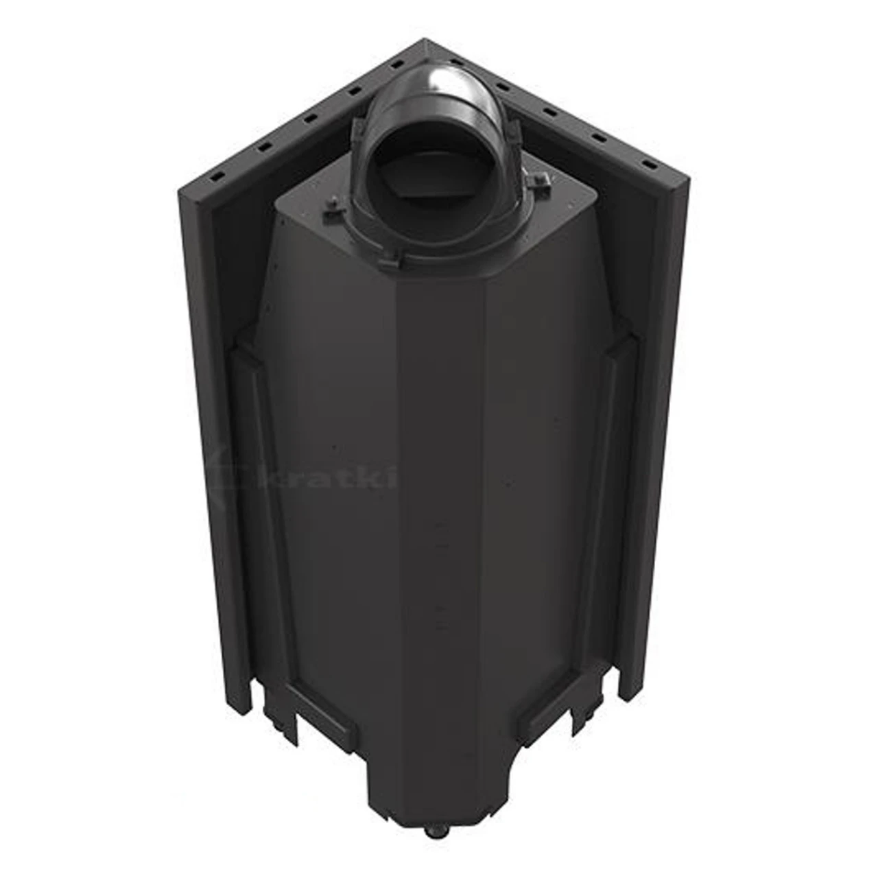 MBN12 Warmluft-Eckkamineinsatz 8kW Links Verglast 7 MBN12 Warmluft-Eckkamineinsatz 8kW Links Verglast – Bild 5