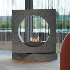 Milano Concrete Look Bioethanolkamin Keramik Brenner -Derofenfuchs Verkäufe milano tit 1280x1280