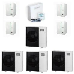 Zubadan Inverter Mit Hydromodul Kaskade Set Mit 56 Kw - SZ 4.140 Heizen