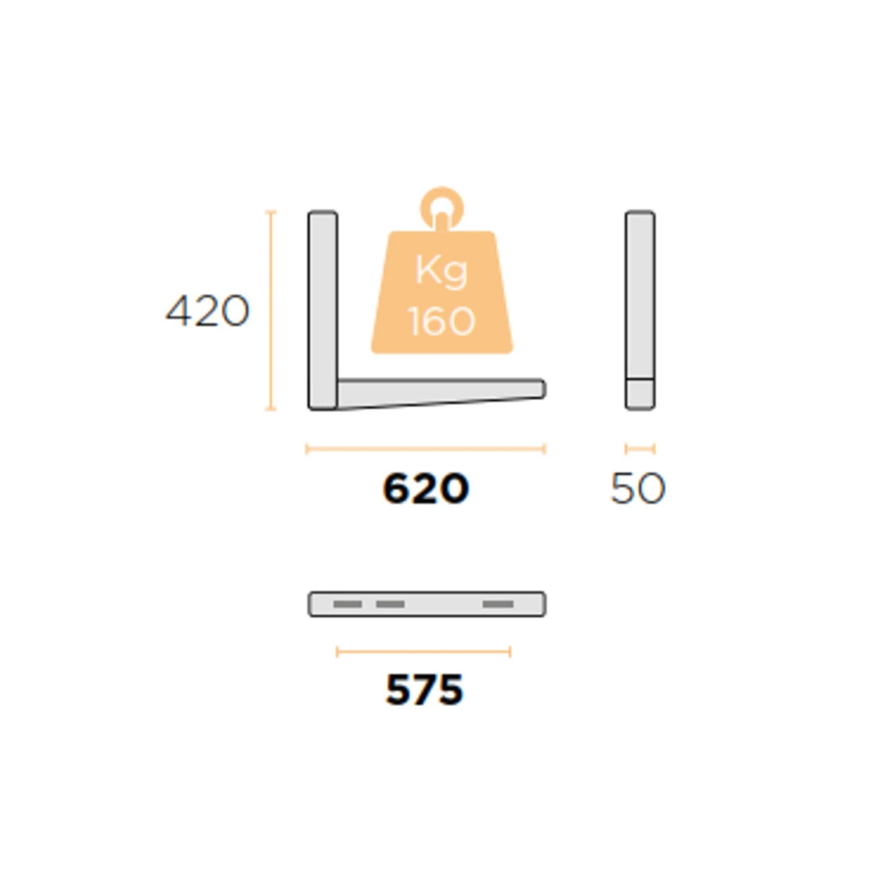Wandhalterung Verzinkt Für Klimaanlagen Und Wärmepumpen Bis 160 Kg 4 Wandhalterung Verzinkt Für Klimaanlagen Und Wärmepumpen Bis 160 Kg – Bild 2