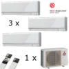 MultiSplit Klimaanlage Premium 2+2+1 KW Kühlen -Derofenfuchs Verkäufe msz ef25 42 3 weiss anzahl 1280x1280