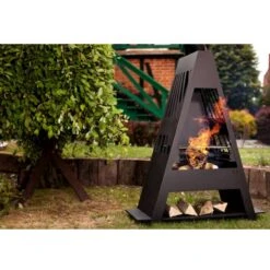 Gartenkamin / Grill BLF-02 Schwarz 12 Gartenkamin / Grill BLF-02 Schwarz -Derofenfuchs Verkäufe nomlilo gartenkamin BLF02 grill schwarz int3 1280x1280