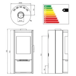 Vera Stahl Kaminofen 7kW -Derofenfuchs Verkäufe novaline eurohr vera kaminofen masse 1280x1280