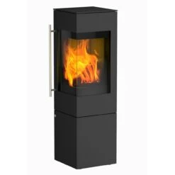 Ipala Smart Compact Stahl Eck-Kaminofen 5kW DIBt