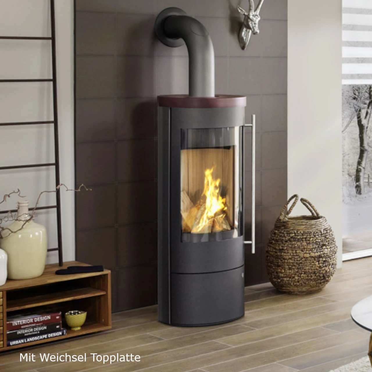 Palena Compact Kaminofen Schwarz 5kW DIBt 9 Palena Compact Kaminofen Schwarz 5kW DIBt – Bild 7