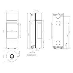 Pular Compact Powerbloc Kaminofen Schwarz 5kW DIBt -Derofenfuchs Verkäufe olsberg pular compact powerbloc kaminofen masse 1280x1280