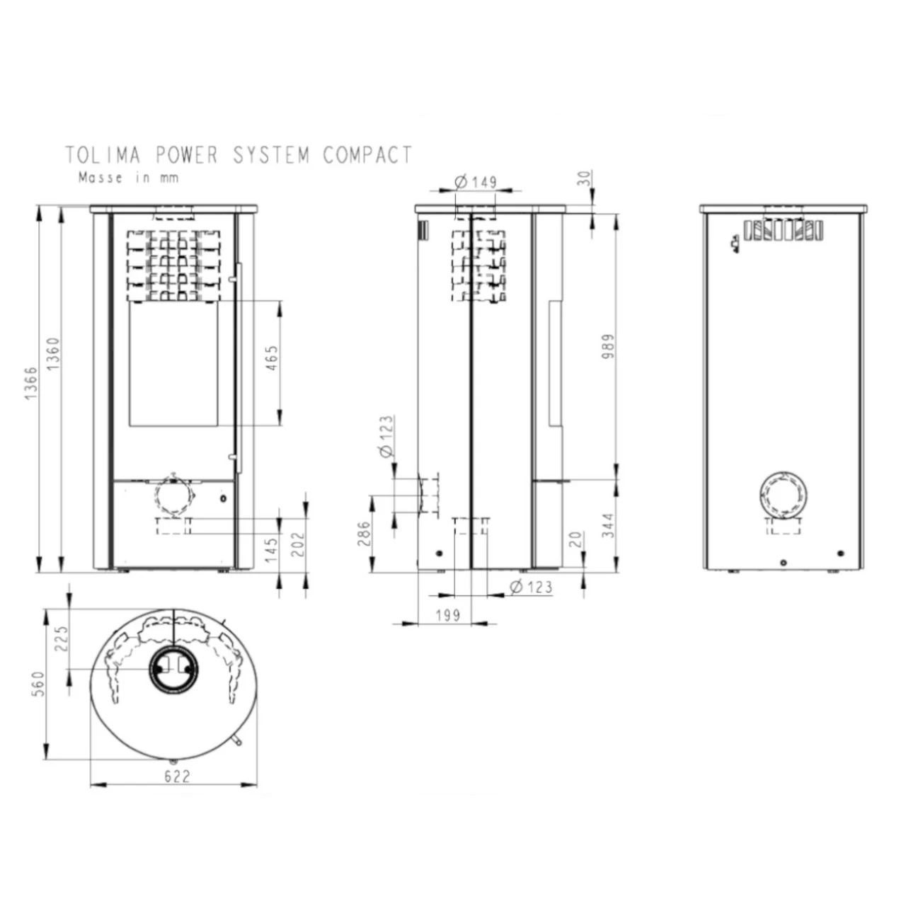 Tolima Powersystem Compact Keramik Ahorn Kaminofen 6kW DIBT 8 Tolima Powersystem Compact Keramik Ahorn Kaminofen 6kW DIBT – Bild 6