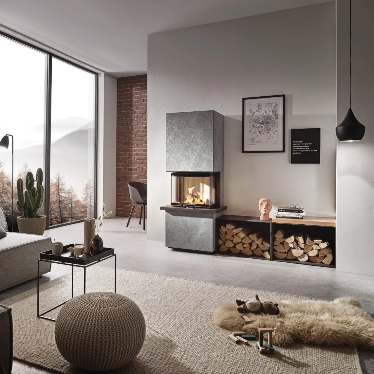 Osorno S Serpentino Panorama Kaminofen 5,7 KW 7 Osorno S Serpentino Panorama Kaminofen 5,7 KW – Bild 5