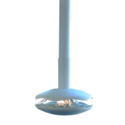 Perola Premium Ethanolkamin Zur Deckenmontage Weiß