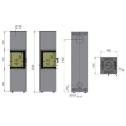 Pixel XXL Eck-Kaminofen 7kW Schwarz -Derofenfuchs Verkäufe pixel XXL eck kaminofen masse 1280x1280 1