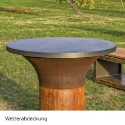 Gartenkamin Plancha Grill CIRCUS LOW Cortenstahl -Derofenfuchs Verkäufe plancha grill feuercampus365 cyrcus detail3 1280x1280