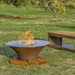 Gartenkamin Plancha Grill CIRCUS LOW Cortenstahl -Derofenfuchs Verkäufe plancha grill feuercampus365 cyrus normal web3 1280x1280