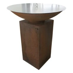 Gartenkamin Feuerschale PIO80 Cortenstahl 17 Gartenkamin Feuerschale PIO80 Cortenstahl -Derofenfuchs Verkäufe plancha grill feuercampus365 pio wetterabdeckung3 1280x1280 3