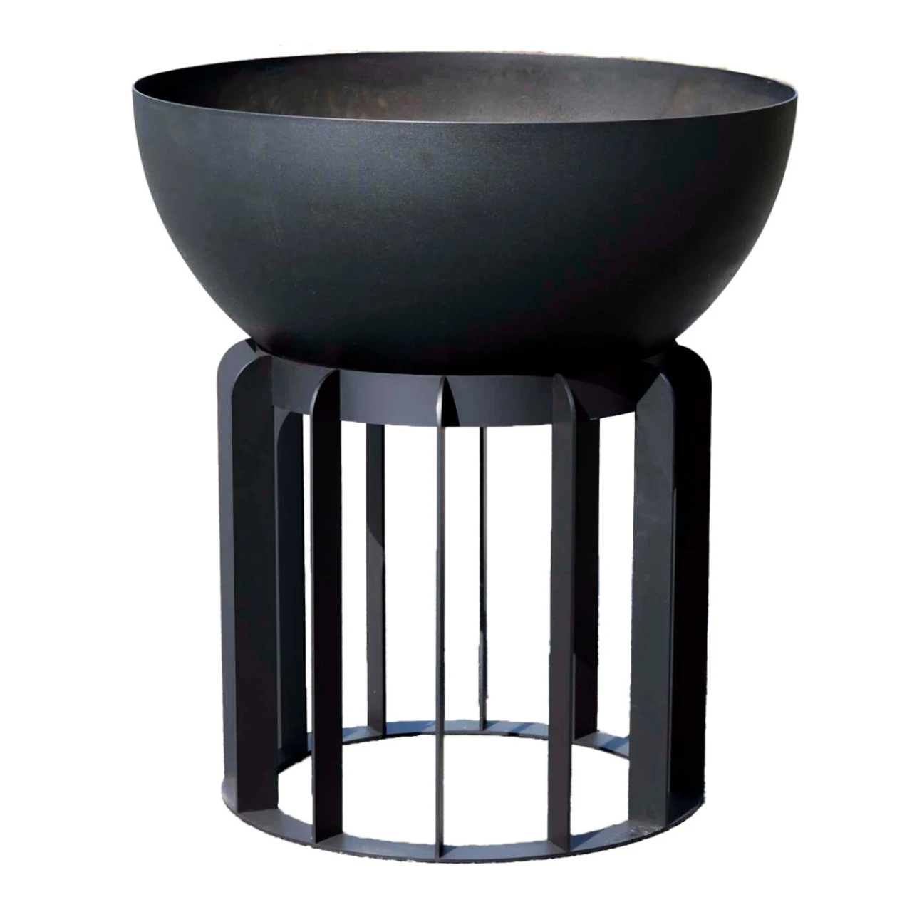 Gartenkamin Plancha Grill TALYN Schwarz 4 Gartenkamin Plancha Grill TALYN Schwarz – Bild 2