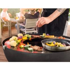 Gartenkamin Plancha Grill TALYN Schwarz 12 Gartenkamin Plancha Grill TALYN Schwarz -Derofenfuchs Verkäufe plancha grill feuercampus365 talyn schwarz web4 1280x1280