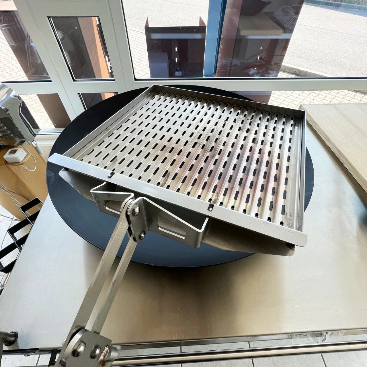 Plancha Grill PIO80 Cortenstahl Mit Edelstahl Arbeitstisch 15 Plancha Grill PIO80 Cortenstahl Mit Edelstahl Arbeitstisch – Bild 13