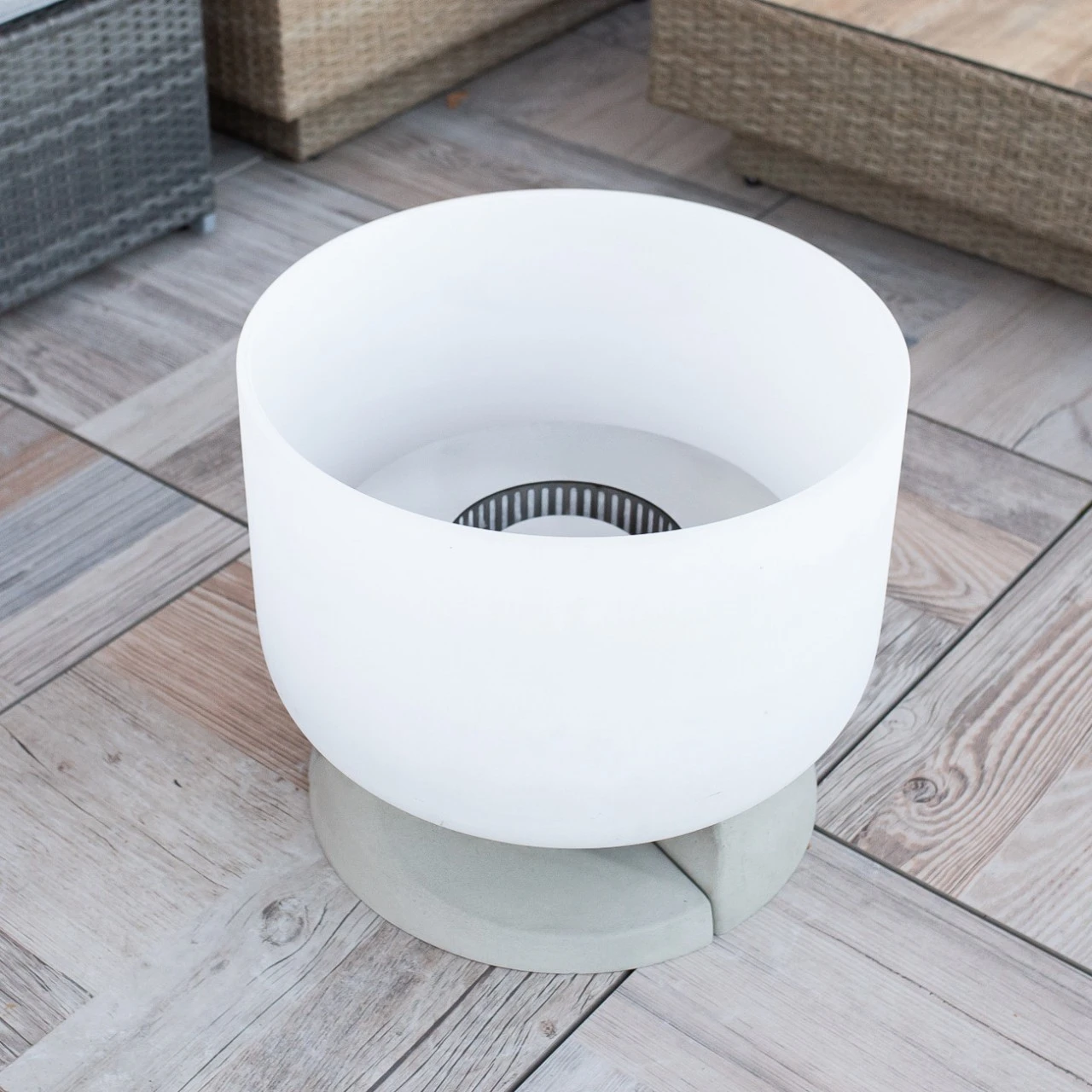 QFlame Ethanol Quarz Feuerschale Terrassen Set 11 QFlame Ethanol Quarz Feuerschale Terrassen Set – Bild 9