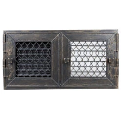 Retro Warmluftgitter Graphit 24 X 46 Cm