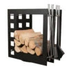 Designer Quadratische Holzablage Mit Kaminbesteck Schwarz 1 Designer Quadratische Holzablage Mit Kaminbesteck Schwarz -Derofenfuchs Verkäufe sa004b web 1280x1280