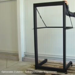 Smart 3XTh Panorama Kamineinsatz 7kW Hebetür -Derofenfuchs Verkäufe selbststehender tragrahmen 1280x1280 5