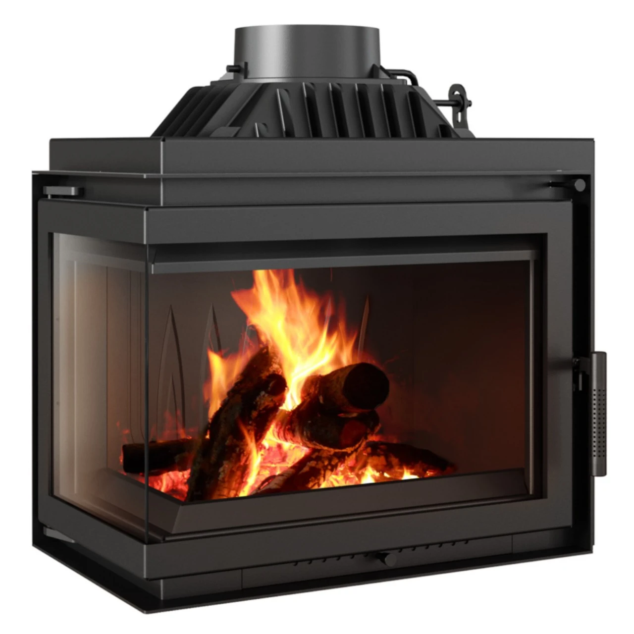 SIMPLE 8 Gusseiserner Kamineinsatz 8kW Links Verglast 3 SIMPLE 8 Gusseiserner Kamineinsatz 8kW Links Verglast