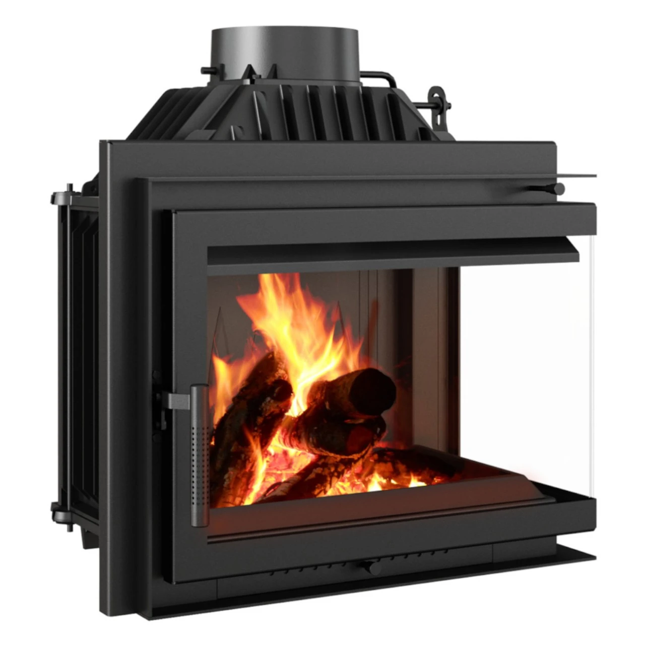 SIMPLE 8 Gusseiserner Kamineinsatz 8kW Rechts Verglast 3 SIMPLE 8 Gusseiserner Kamineinsatz 8kW Rechts Verglast