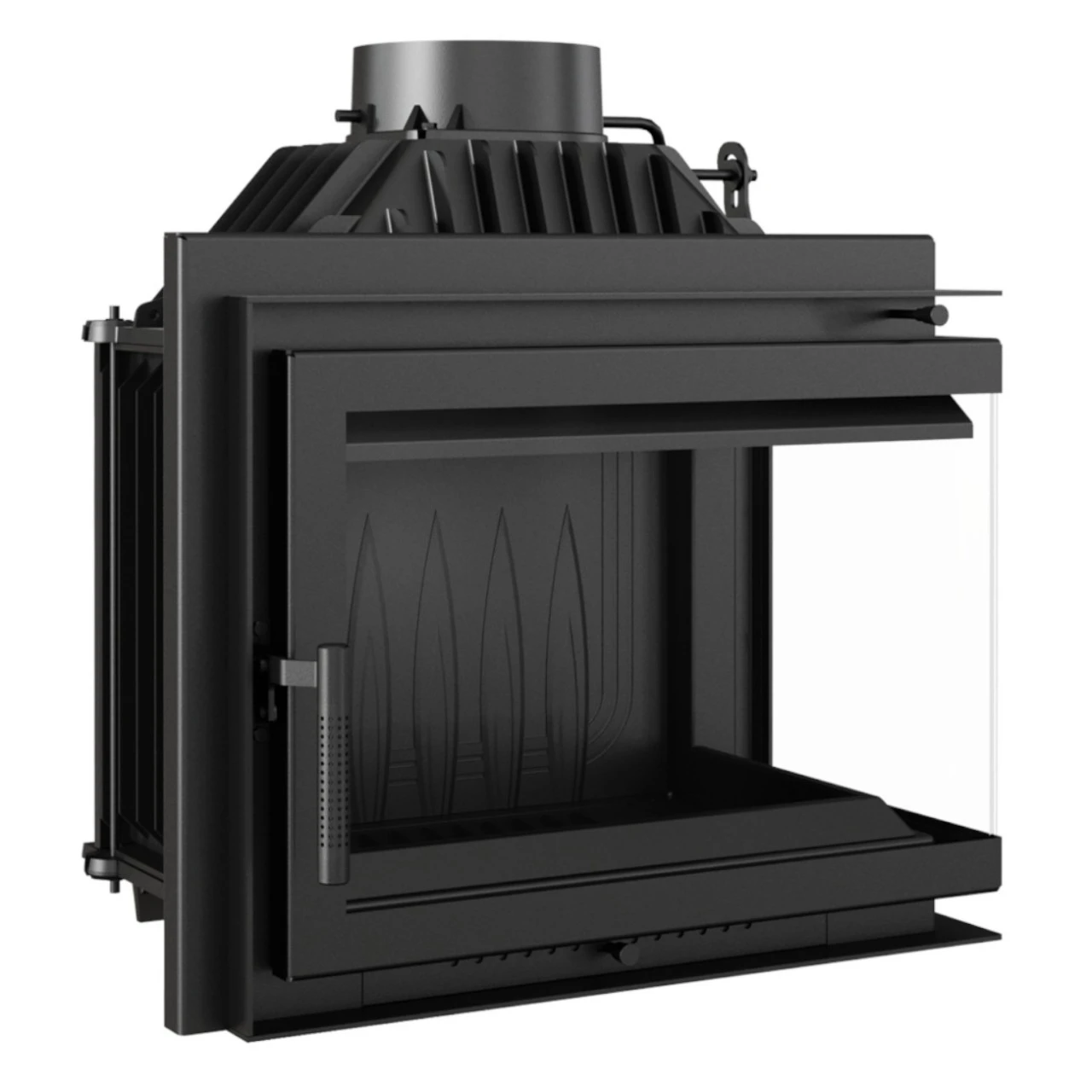 SIMPLE 8 Gusseiserner Kamineinsatz 8kW Rechts Verglast 5 SIMPLE 8 Gusseiserner Kamineinsatz 8kW Rechts Verglast – Bild 3