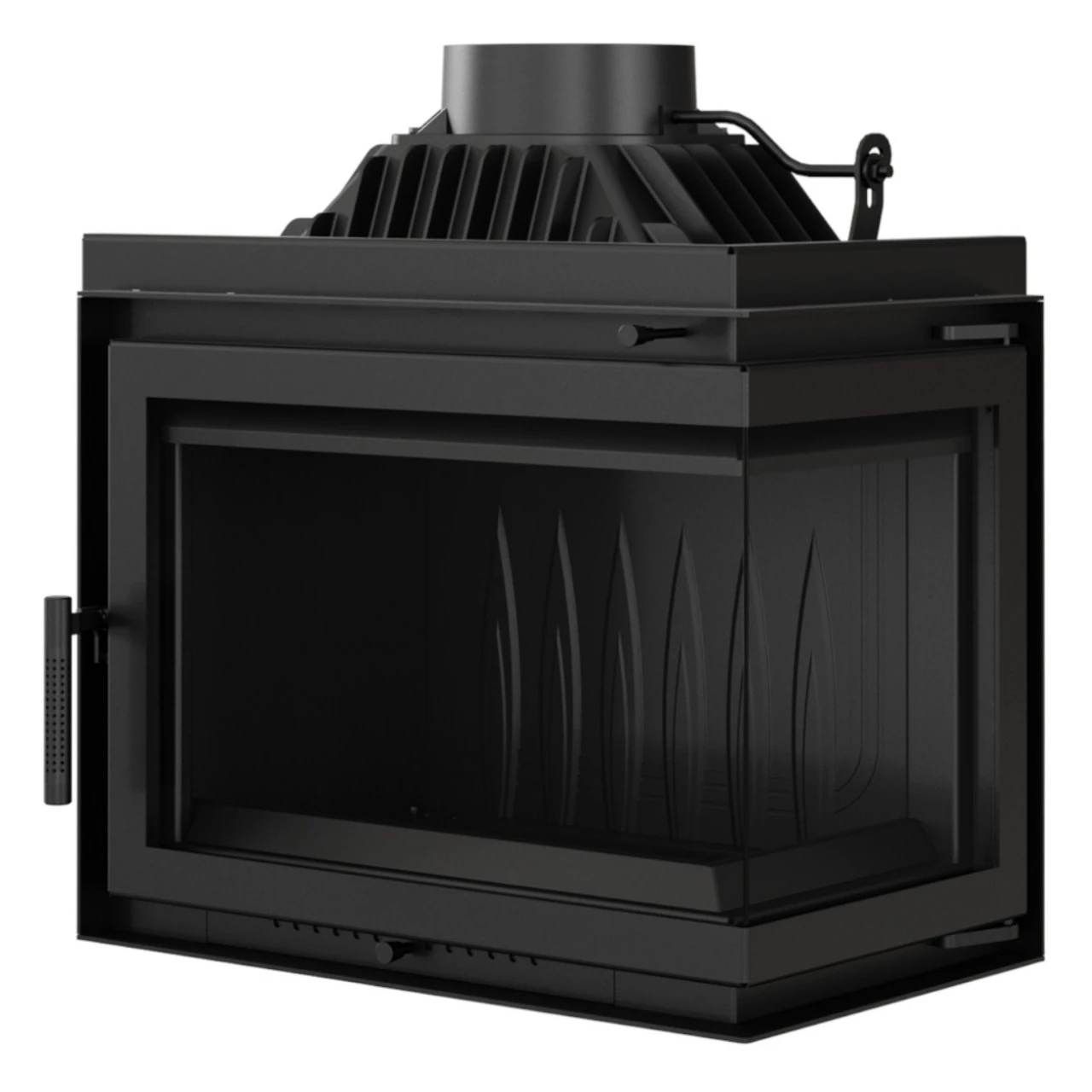 SIMPLE 8 Gusseiserner Kamineinsatz 8kW Rechts Verglast 4 SIMPLE 8 Gusseiserner Kamineinsatz 8kW Rechts Verglast – Bild 2