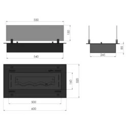 Slim Line Insert Black 600 Ethanolbrenner Einbaumodul -Derofenfuchs Verkäufe slim line insert black ethanol einbaumodul 600 masse 1280x1280