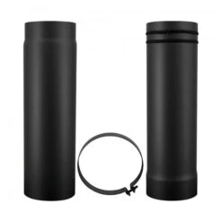 Teleskoprohr Mit Dichtringen Und Schelle Stufenlos Verstellbar 150mm Ø