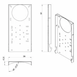 TT23RGW Panorama Wand-Kaminofen 5kW Schwarz 19 TT23RGW Panorama Wand-Kaminofen 5kW Schwarz -Derofenfuchs Verkäufe termatech tt23rgw wand kaminofen masse1 1280x1280